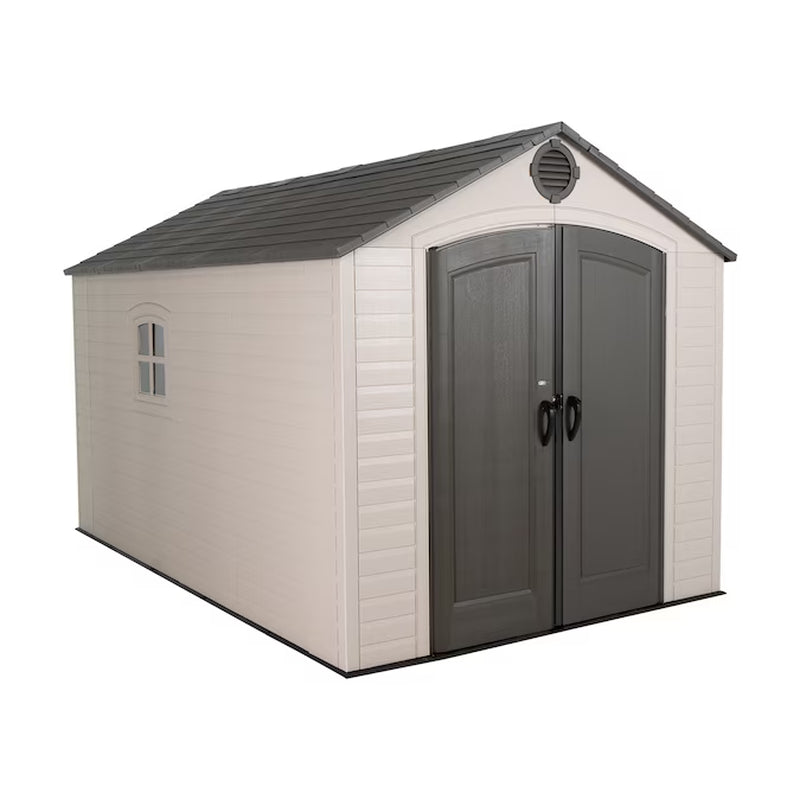 8-Ft X 12-Ft Lifetime Storage Shed Gable Resin Storage Shed (Floor Included)