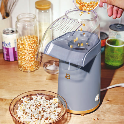 16 Cup Hot Air Electric Popcorn Maker, Black Sesame by Drew Barrymore