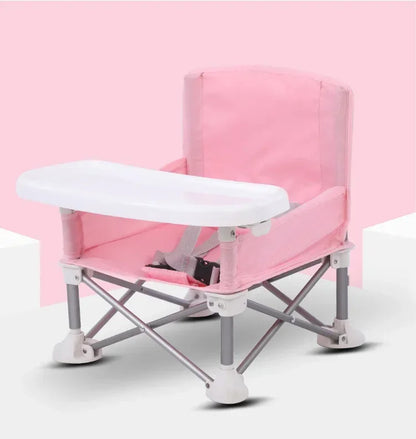 Baby Dining Chair Booster Seat Portable Travel Folding Kids with Feeding Chair Outdoor Beach Seat Baby Furniture Supplies